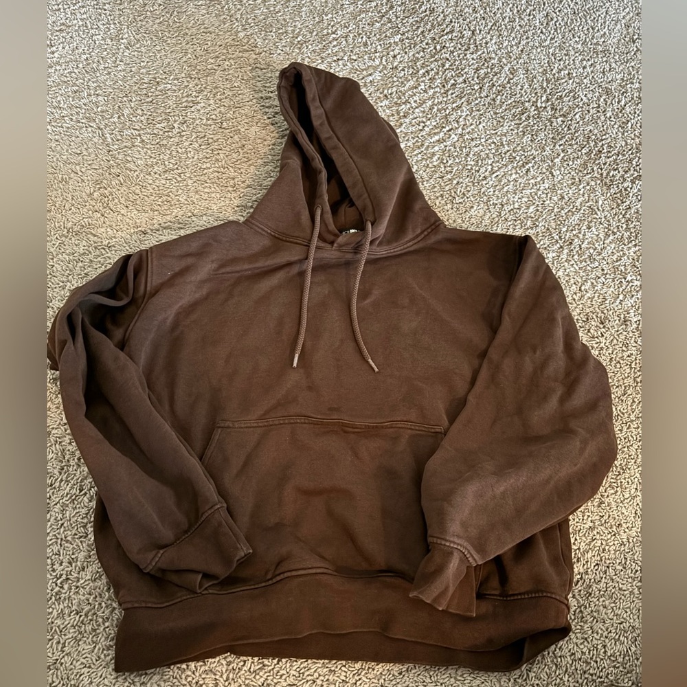 Brown hoodie